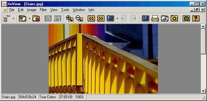 XnView in Image View Mode